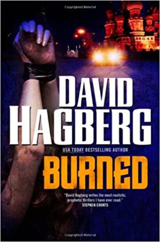 Book cover for "Burned" by David Hagberg