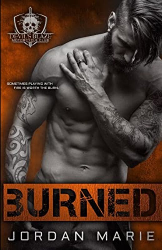 Book cover for "Burned" by Jordan Marie