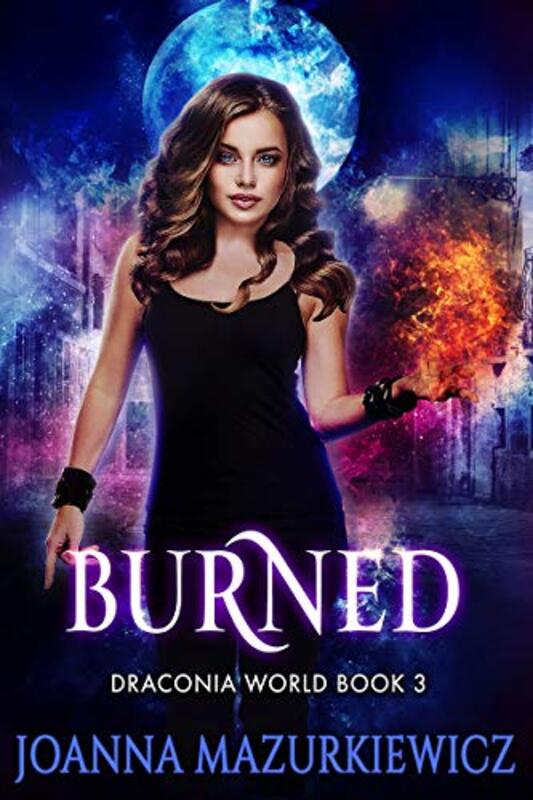 Book cover for "Burned" by Joanna Mazurkiewicz
