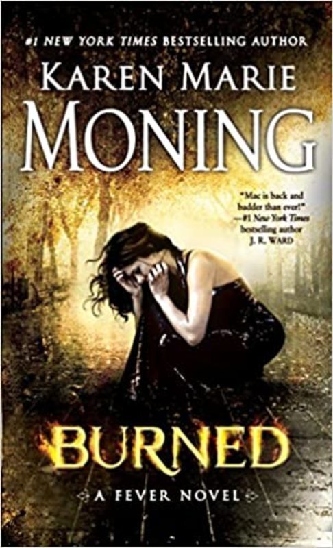 Book cover for "Burned" by Karen Marie Moning