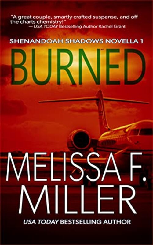 Book cover for "Burned" by Melissa F Miller