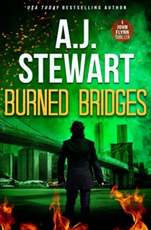 Book cover for "Burned Bridges" by AJ Stewart