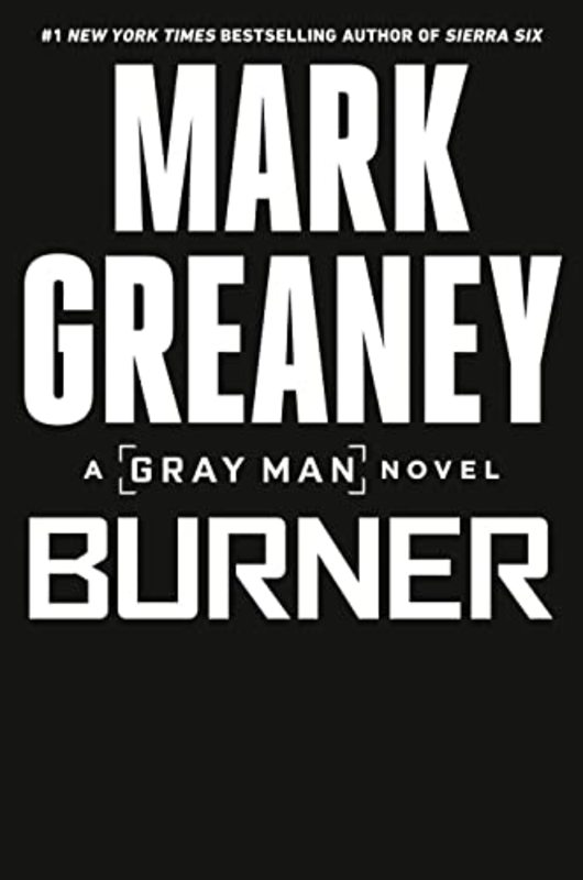 Book cover for "Burner" by Mark Greaney