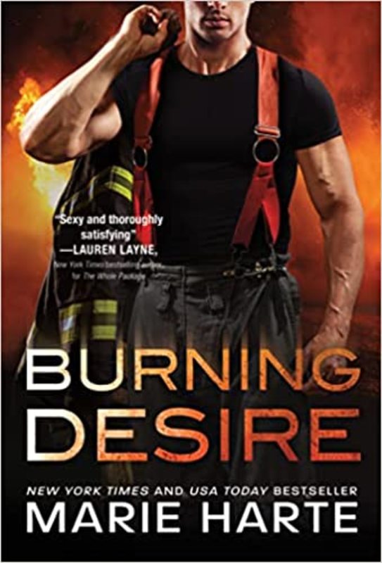 Book cover for "Burning Desire" by Marie Harte
