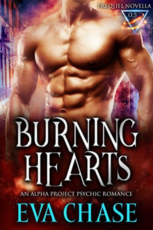 Book cover for "Burning Hearts" by Eva Chase