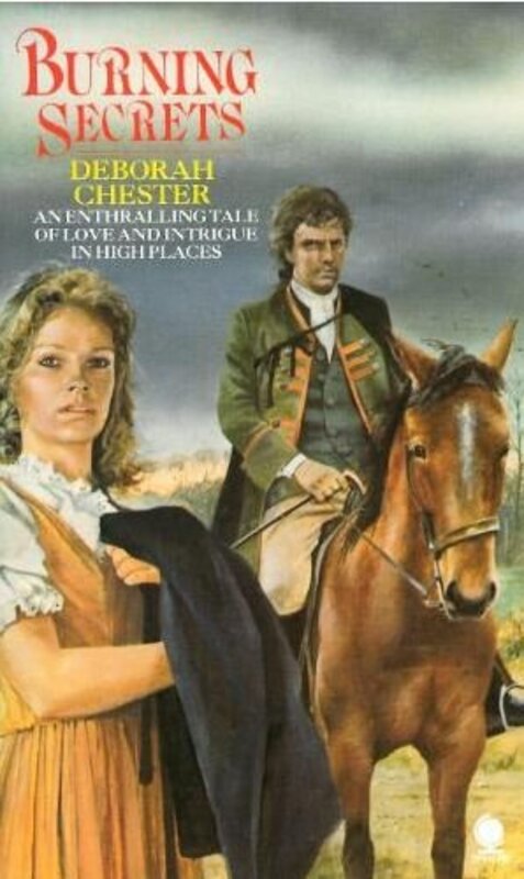Book cover for "Burning Secrets" by Deborah Chester