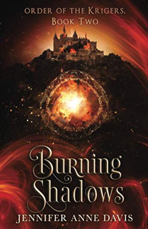 Book cover for "Burning Shadows" by Jennifer Anne Davis