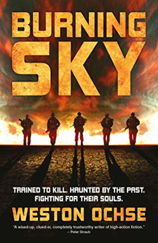 Book cover for "Burning Sky" by Weston Ochse