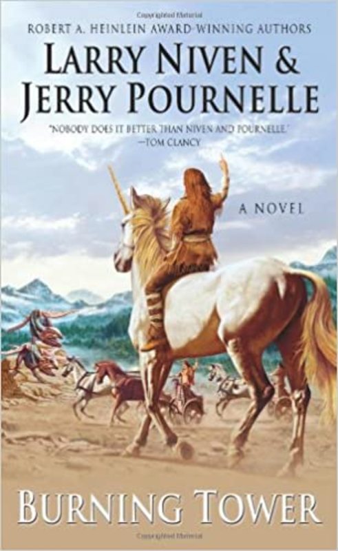Book cover for "Burning Tower" by Jerry Pournelle