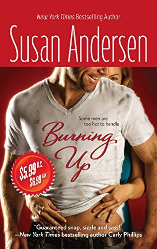 Book cover for "Burning Up" by Susan Andersen