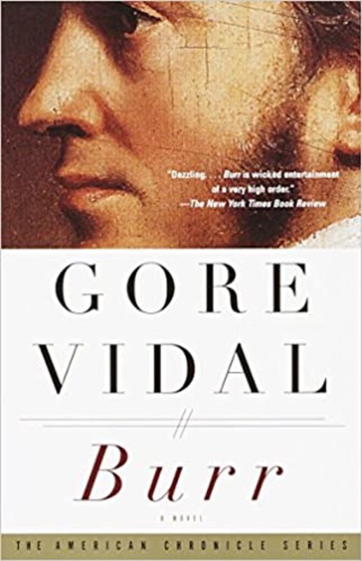 Book cover for "Burr" by Gore Vidal