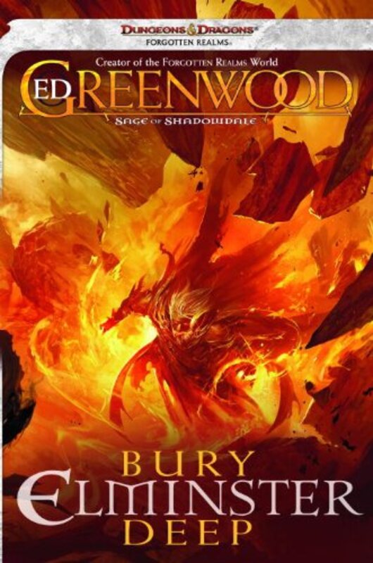 Book cover for "Bury Elminster Deep" by Ed Greenwood