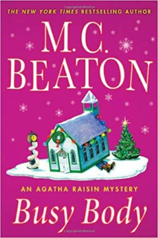 Book cover for "Busy Body" by MC Beaton