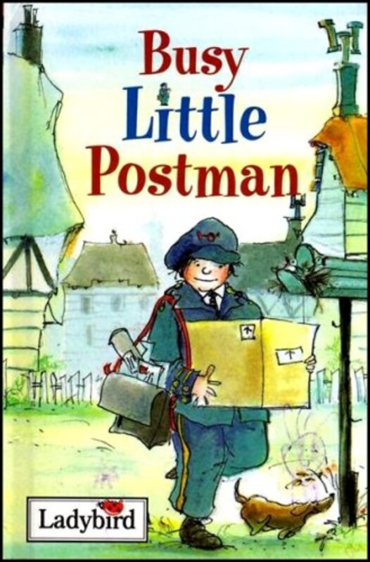 Book cover for "Busy Little Postman" by Karen King