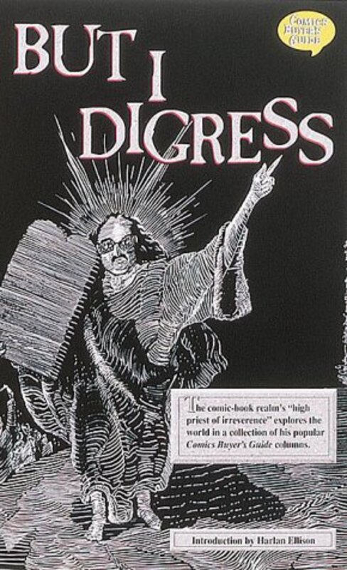 Book cover for "But I Digress" by Peter David