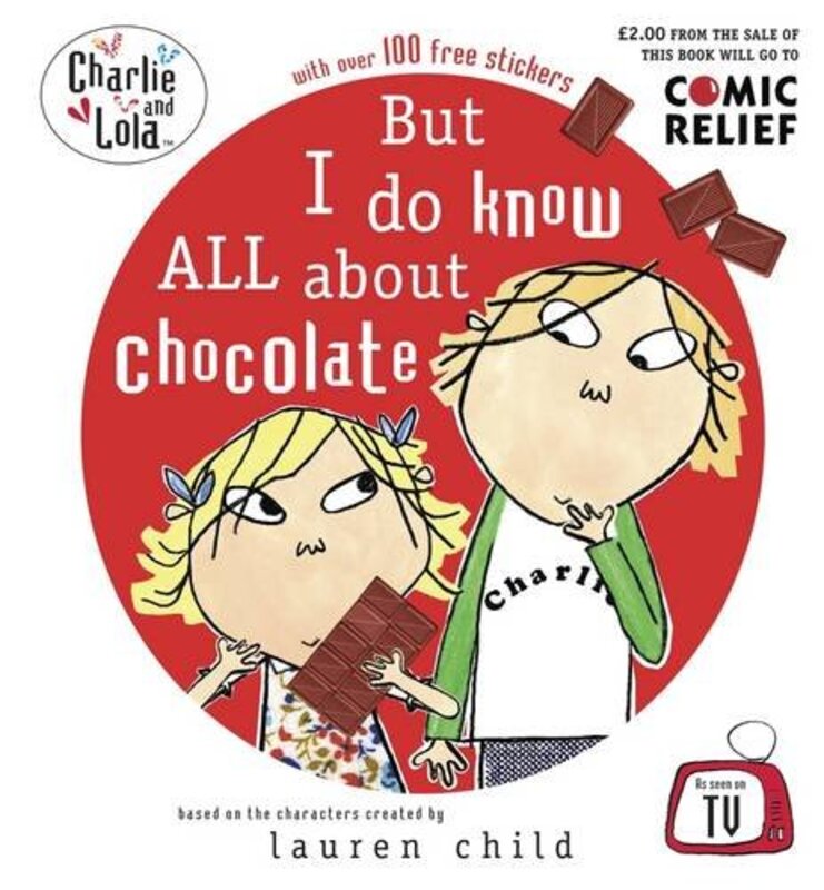 Book cover for "But I do know ALL about chocolate" by Lauren Child