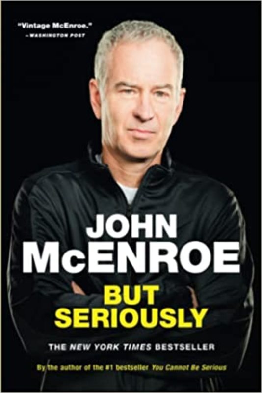 Book cover for "But Seriously" by John McEnroe