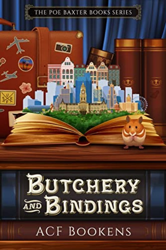 Book cover for "Butchery and Bindings" by ACF Bookens