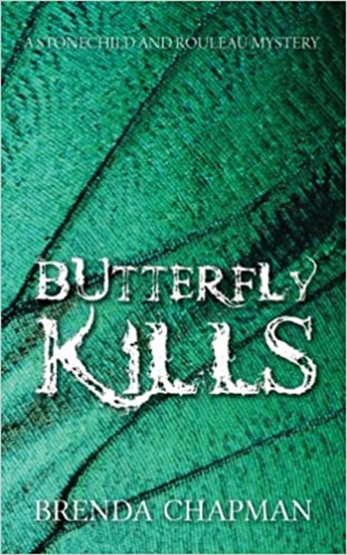 Book cover for "Butterfly Kills" by Brenda Chapman