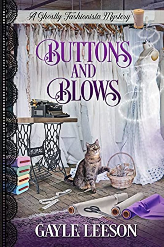 Book cover for "Buttons and Blows" by Gayle Trent