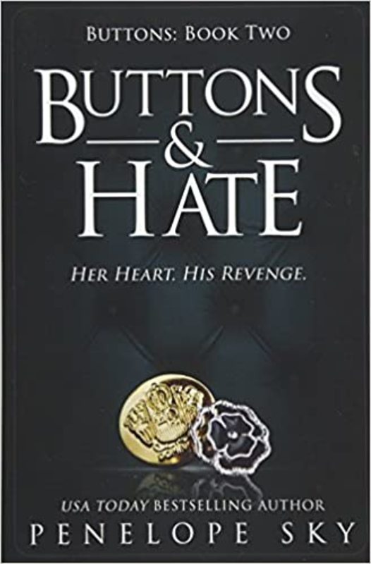 Book cover for "Buttons and Hate" by Penelope Sky