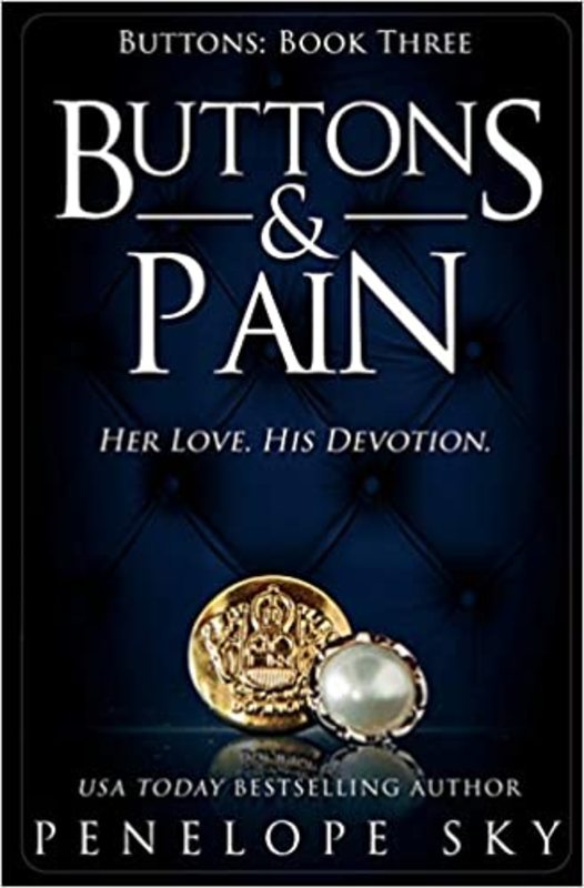 Book cover for "Buttons and Pain" by Penelope Sky