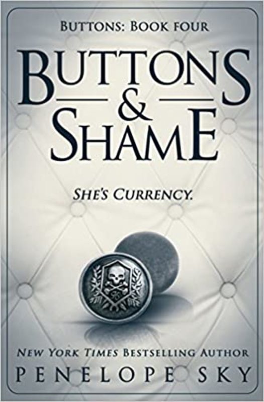 Book cover for "Buttons and Shame" by Penelope Sky