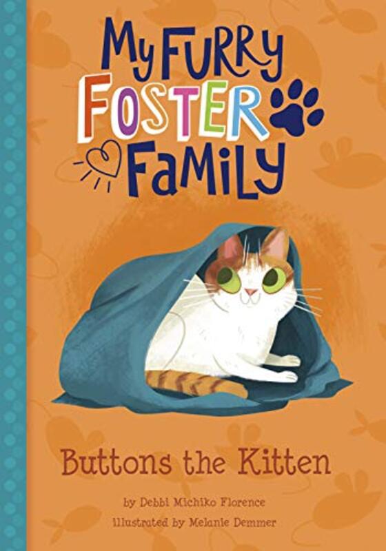 Book cover for "Buttons the Kitten" by Debbi Michiko Florence