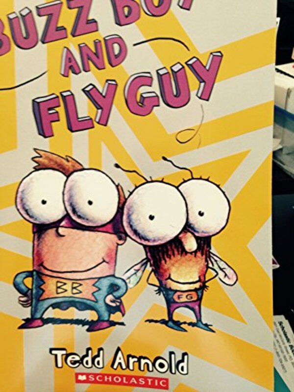 Book cover for "Buzz Boy and Fly Guy" by Tedd Arnold