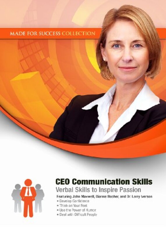 Book cover for "CEO Communication Skills: Verbal Skills to Inspire Passion" by John C Maxwell