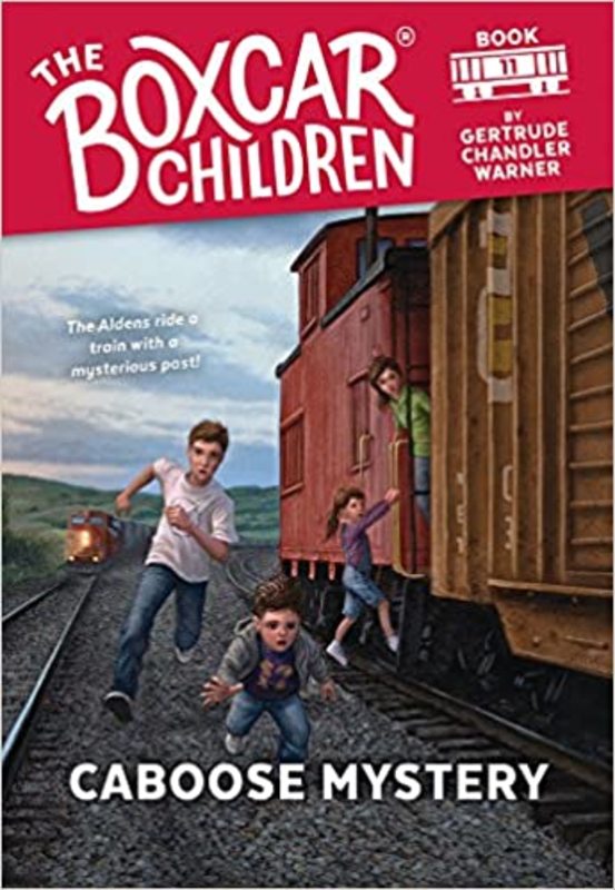Book cover for "Caboose Mystery" by Gertrude Chandler Warner