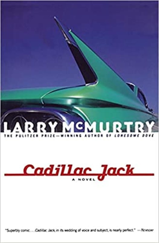 Book cover for "Cadillac Jack" by Larry McMurtry