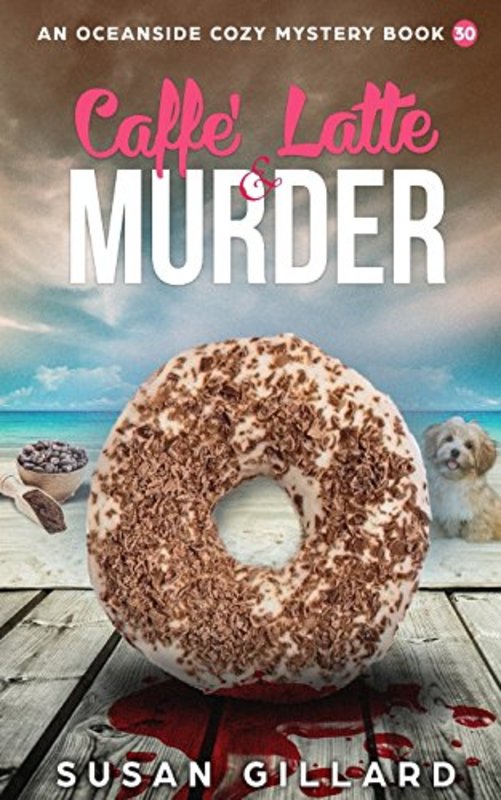 Book cover for "Caffe Latte and Murder" by Susan Gillard
