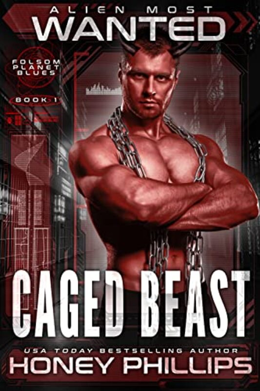 Book cover for "Caged Beast" by Honey Phillips
