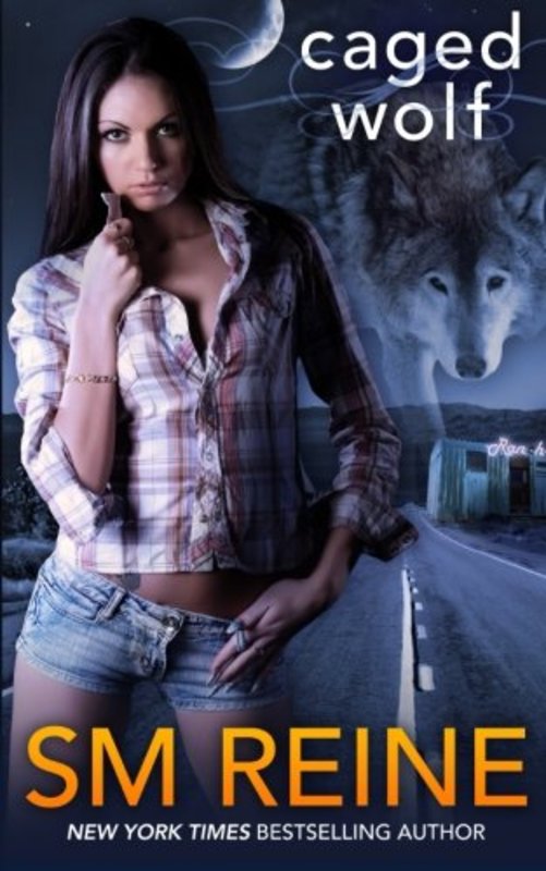 Book cover for "Caged Wolf" by SM Reine