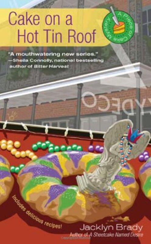 Book cover for "Cake on a Hot Tin Roof" by Sherry Lewis