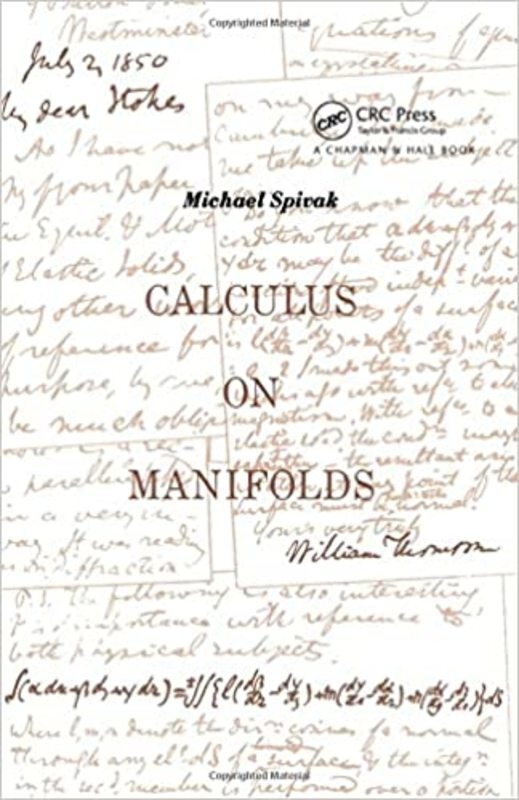Book cover for "Calculus On Manifolds" by Michael Spivak