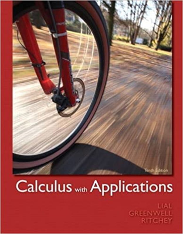 Book cover for "Calculus with Applications" by Margaret L. Lial