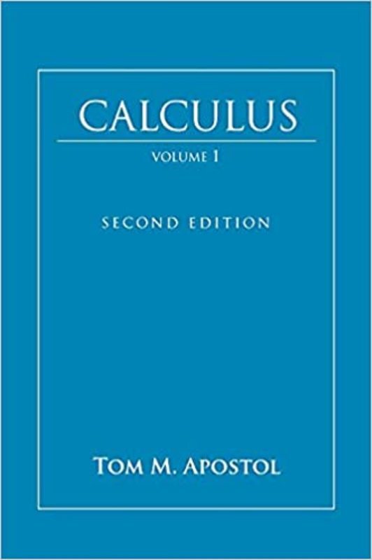 Book cover for "Calculus, Vol. 1" by Tom M. Apostol