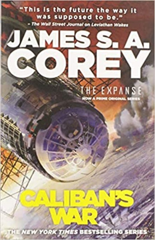 Book cover for "Caliban's War" by James S.A. Corey