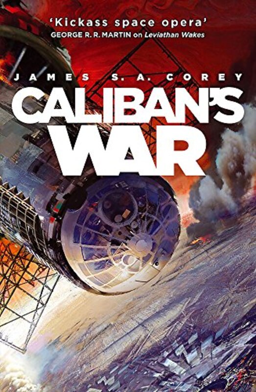 Book cover for "Caliban's War" by James SA Corey