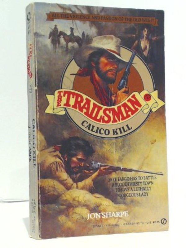 Book cover for "Calico Kill" by Jon Sharpe