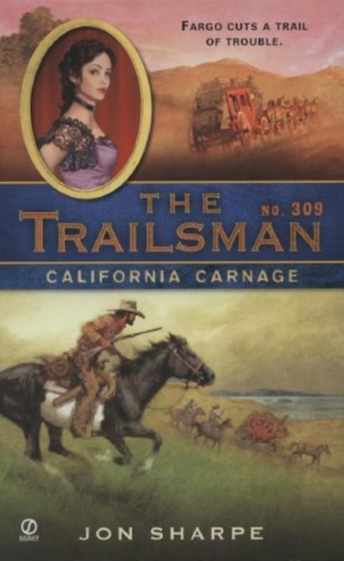 Book cover for "California Carnage" by Jon Sharpe