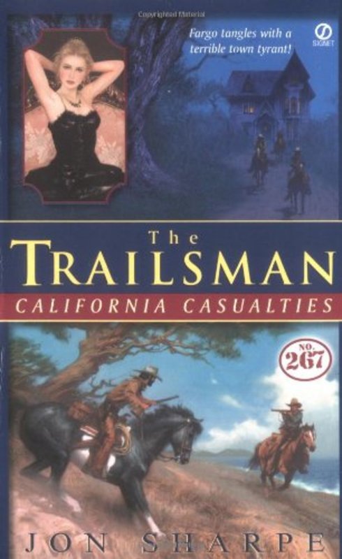 Book cover for "California Casualties" by Jon Sharpe