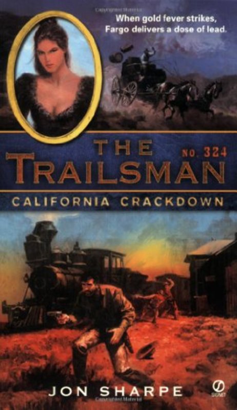 Book cover for "California Crackdown" by Jon Sharpe