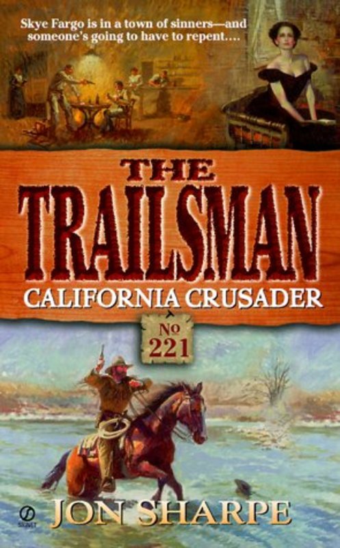 Book cover for "California Crusader" by Jon Sharpe