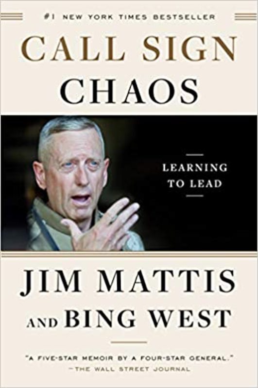 Book cover for "Call Sign Chaos" by Jim Mattis
