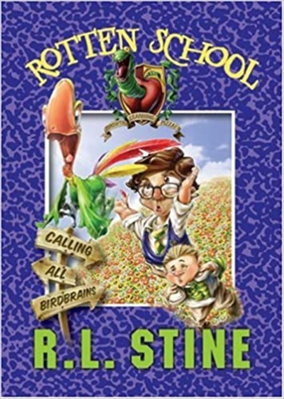Book cover for "Calling All Birdbrains" by RL Stine