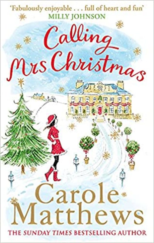 Book cover for "Calling Mrs Christmas" by Carole Matthews