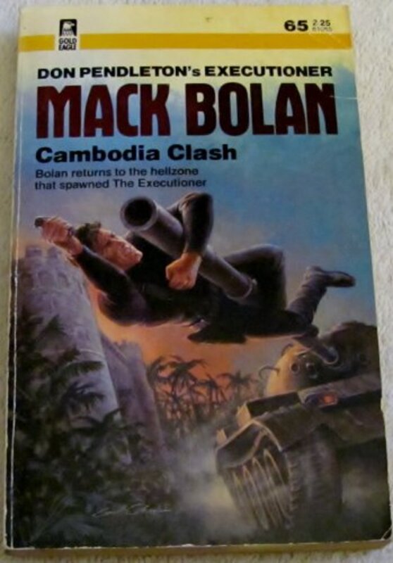 Book cover for "Cambodia Clash" by Don Pendleton
